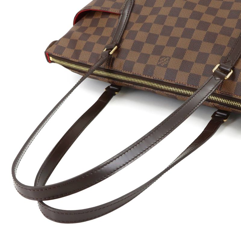 Louis Vuitton Damier Totally MM Tote Ebene Brown
