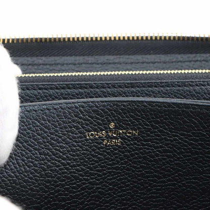 Louis Vuitton Monogram Empreinte Zippy Wallet Leather Noir Black