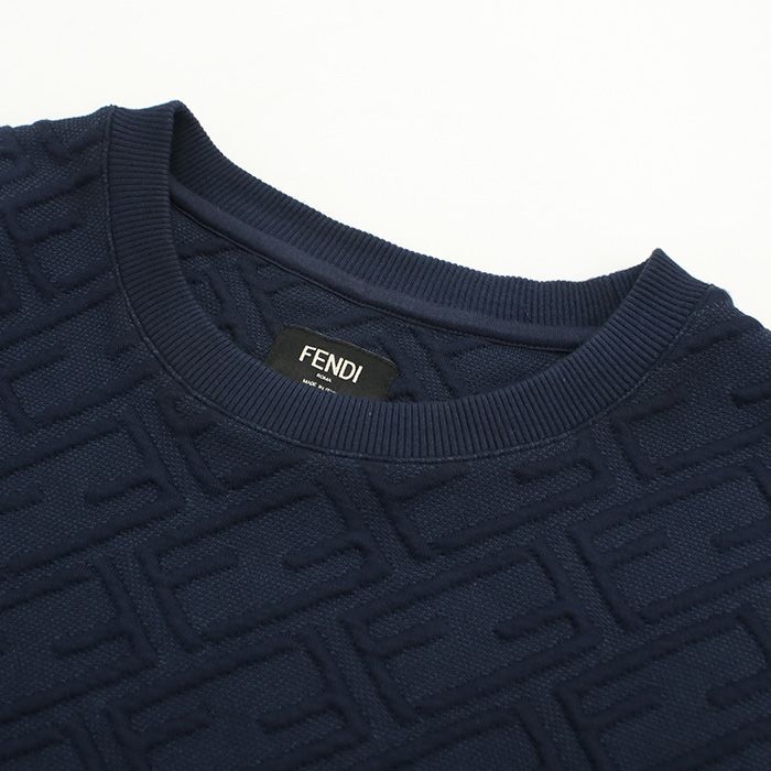 Fendi Jersey Sweatshirt Embossed Knit