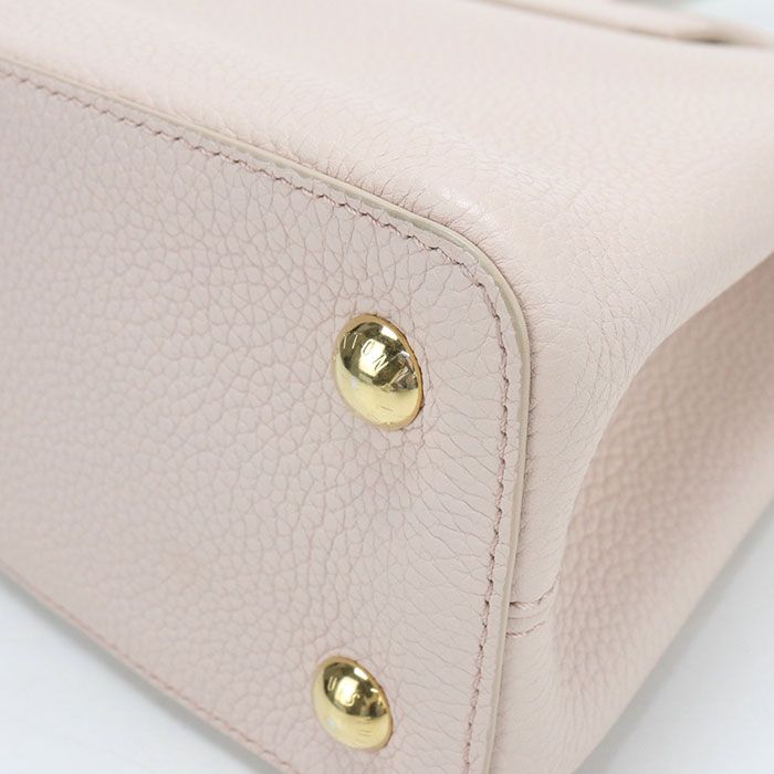 Louis Vuitton Capucines PM Taurillon Handbag Leather
