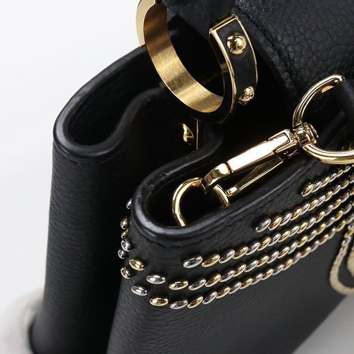 Louis Vuitton Capucines PM Taurillon Handbag Leather