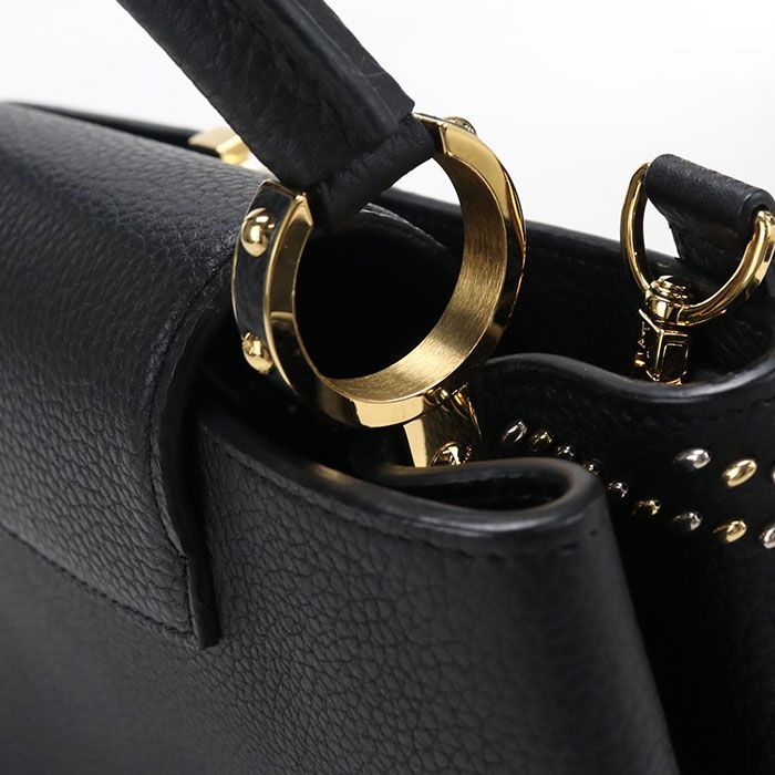 Louis Vuitton Capucines PM Taurillon Handbag Leather