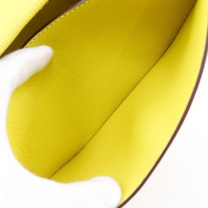 Hermes Opry Chevre Lime Yellow Green a Clutch