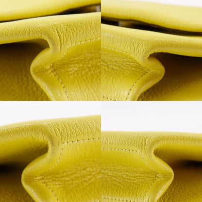 Hermes Opry Chevre Lime Yellow Green a Clutch