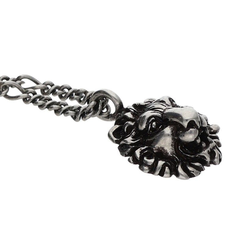 Gucci Lionhead Silver Chain Necklace