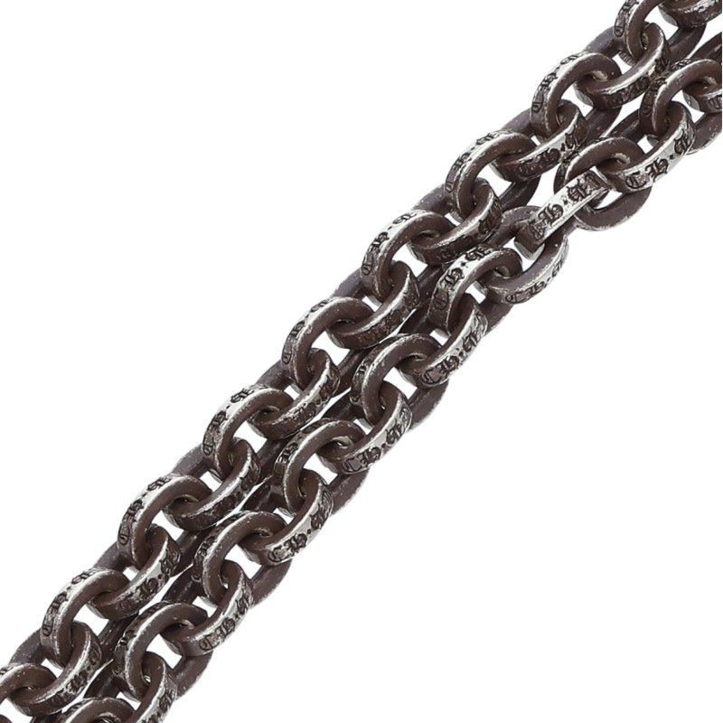 Chrome Hearts Paper Chain 24 Silver Necklace