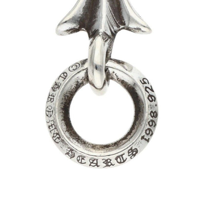 Chrome Hearts Tiny CH Cross Charm Silver Necklace Top