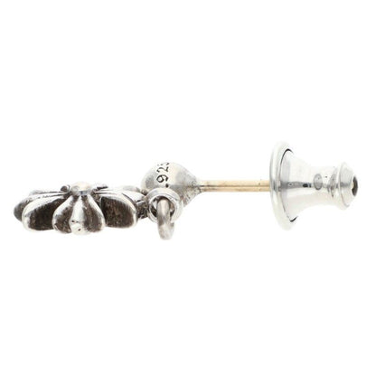 Chrome Hearts Tny CH Pls 1 Tiny Ech Plus Drop Silver Earrings