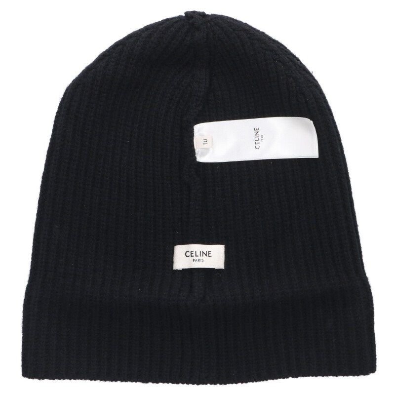 Celine Initial Knit Cap Hat TU