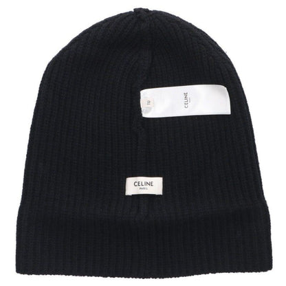 Celine Initial Knit Cap Hat TU