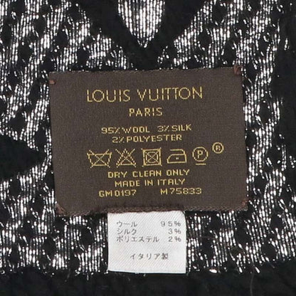 Louis Vuitton Echarpe Logo Mania Shine Monogram All Over Pattern Scarf