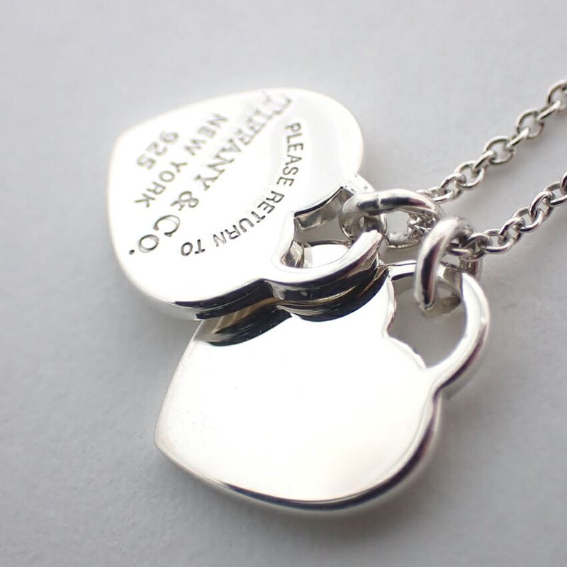 Tiffany & Co 925 Return to Double Pendant