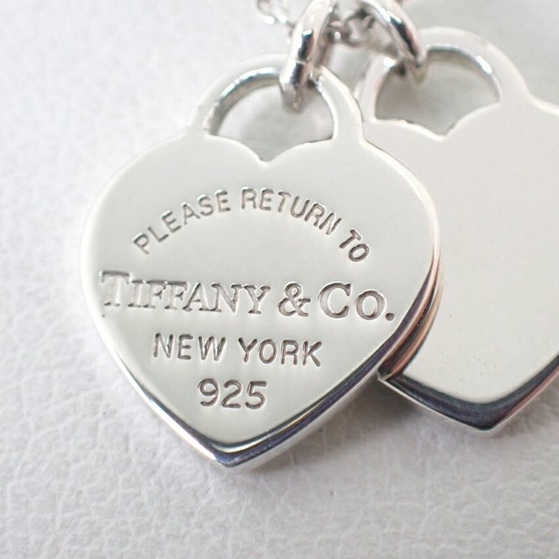 Tiffany & Co 925 Return to Double Pendant