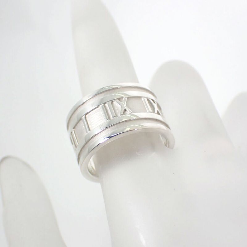 Tiffany & Co 925 Atlas Wide Ring
