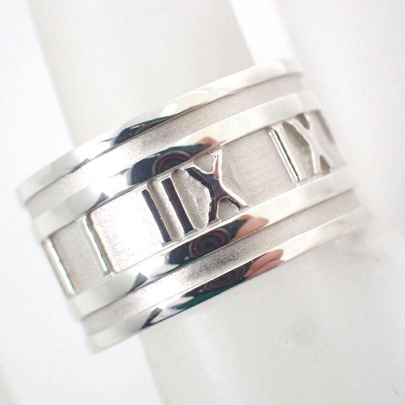 Tiffany & Co 925 Atlas Wide Ring