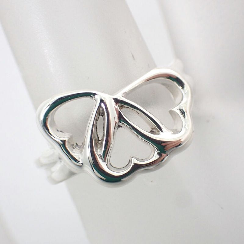 Tiffany & Co 925 Triple Heart Ring