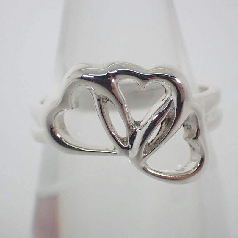 Tiffany & Co 925 Triple Heart Ring