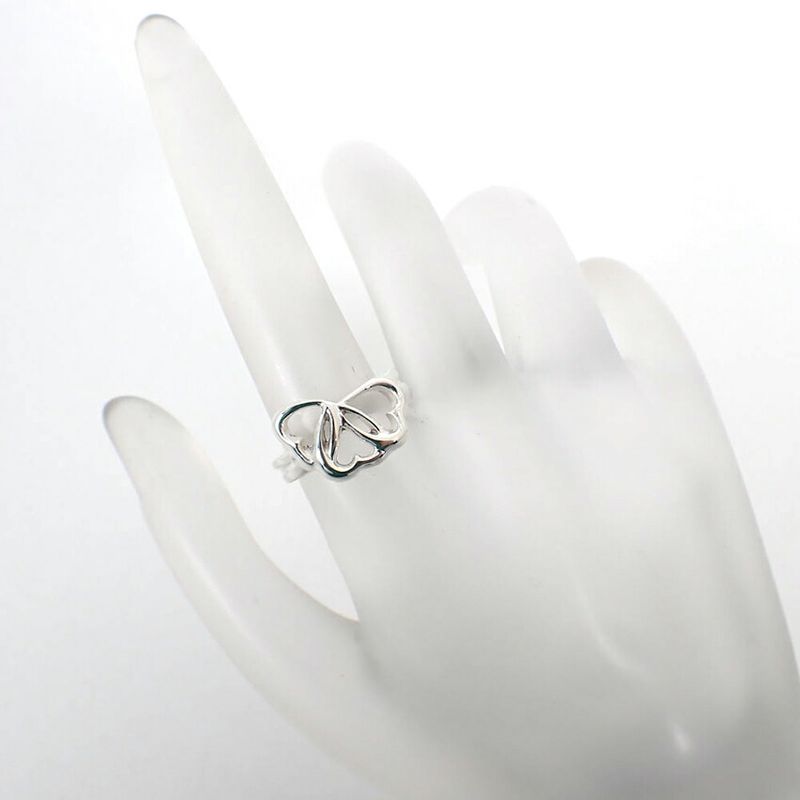 Tiffany & Co 925 Triple Heart Ring