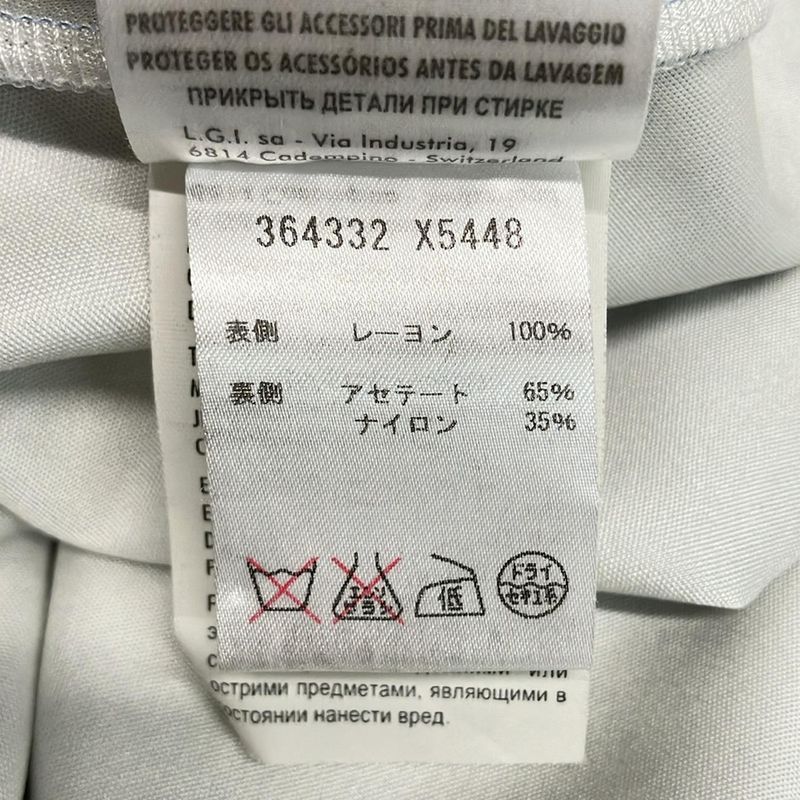 Gucci Dress M Light Blue Sleeveless