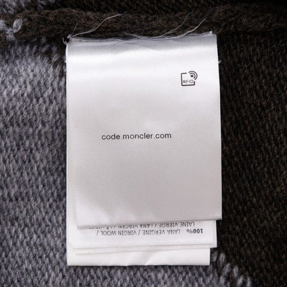 Moncler Aglione Tricot Girocollo Wool Gray Sweater