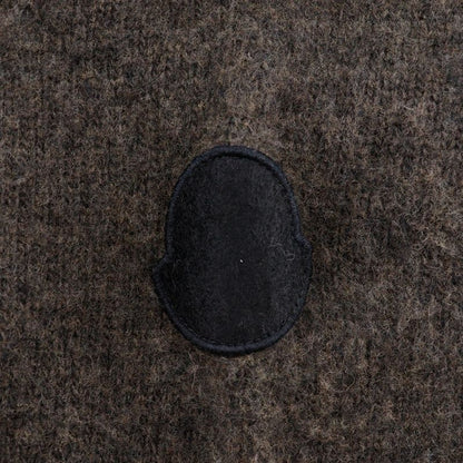 Moncler Aglione Tricot Girocollo Wool Gray Sweater