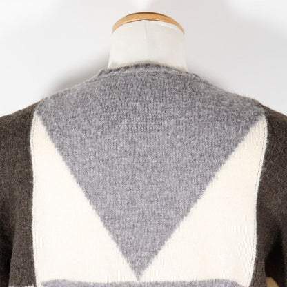 Moncler Aglione Tricot Girocollo Wool Gray Sweater
