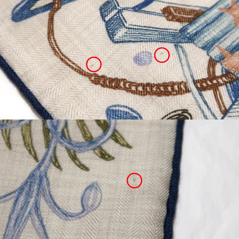 Hermes Carre Geant World 140 Natural Blue Petrole Green Cashmere Silk Large