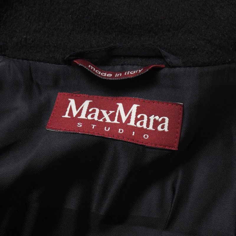 Max Mara Studio Coat 42 Stand Collar Different