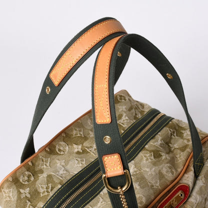 Louis Vuitton Monogram Moflage Denim Jasmine Handbag Khaki Takashi Murakami — view 7