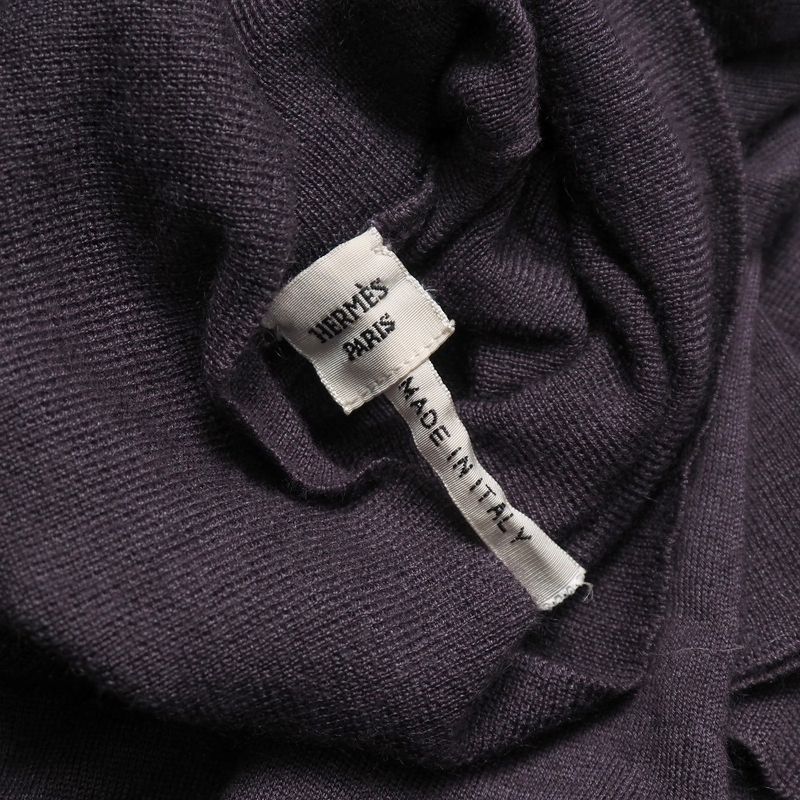 Hermes Sweater SM Cashmere Silk Turtleneck Long Sleeve Knit