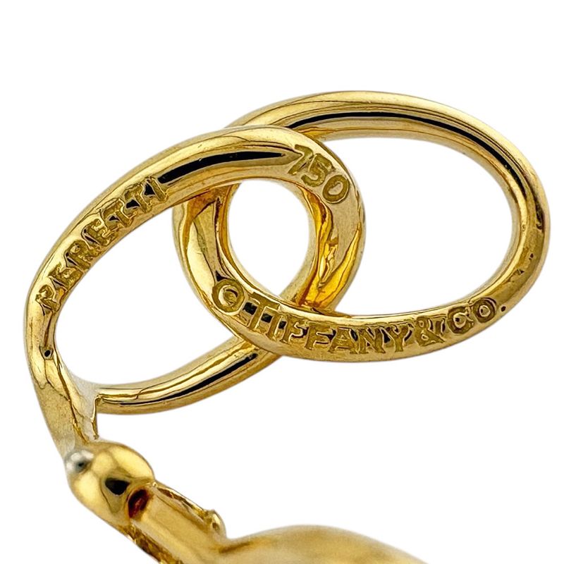 Tiffany & Co Double Loop Earrings 18k Yellow Gold