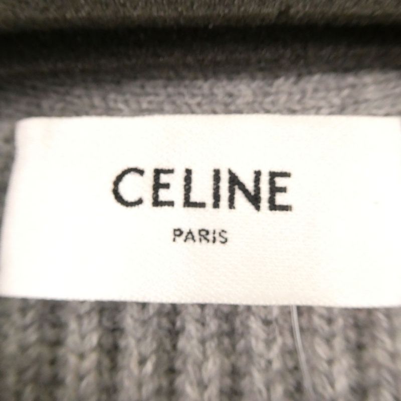 Celine Cardigan M Cashmere Long Sleeve Knit Triomphe