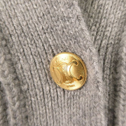Celine Cardigan M Cashmere Long Sleeve Knit Triomphe