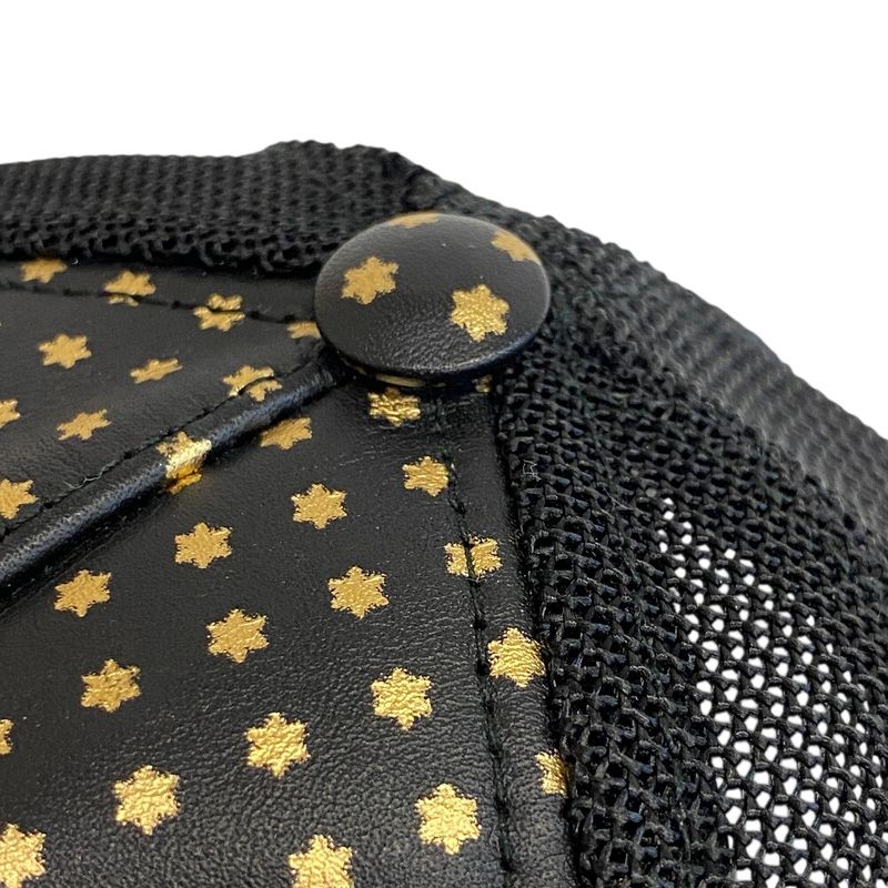 Gucci Guccy Lambskin Cap Black Hat