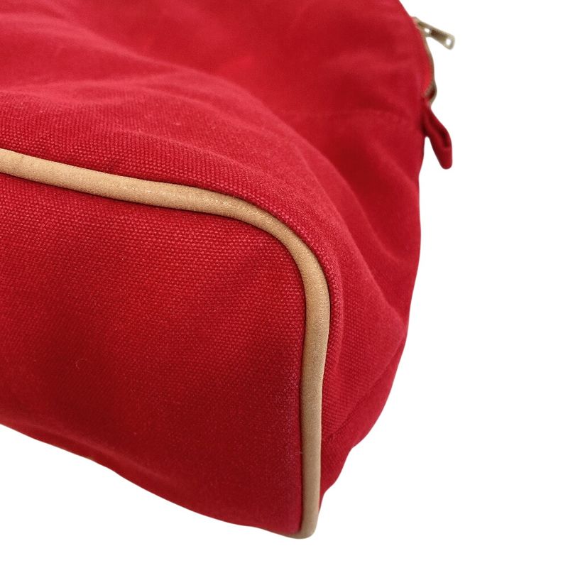 Hermes Bolide Pouch GM Canvas Red