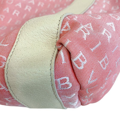 Bvlgari Logo Mania Canvas Tote Pink