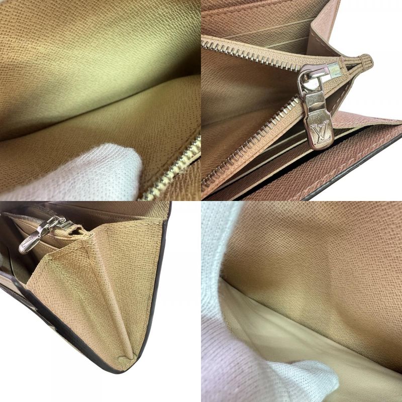 Louis Vuitton Flap Bifold Portefeuille Sarah Epi Leather Wallet Beige