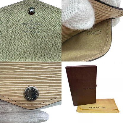 Louis Vuitton Flap Bifold Portefeuille Sarah Epi Leather Wallet Beige