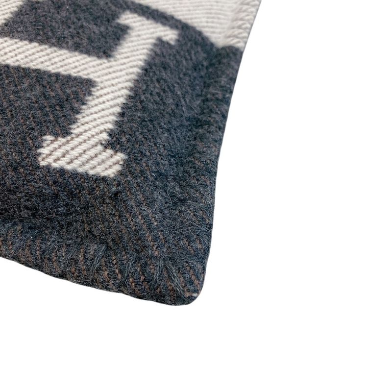 Hermes Jacquard Woven Avalon Wool Interior Others Ecru Shoulder Bag