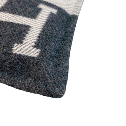 Hermes Jacquard Woven Avalon Wool Interior Others Ecru Shoulder Bag