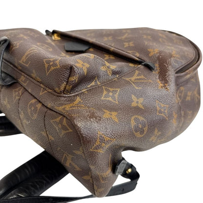 Louis Vuitton Backpack Palm Spring MM Monogram Leather Bags Brown