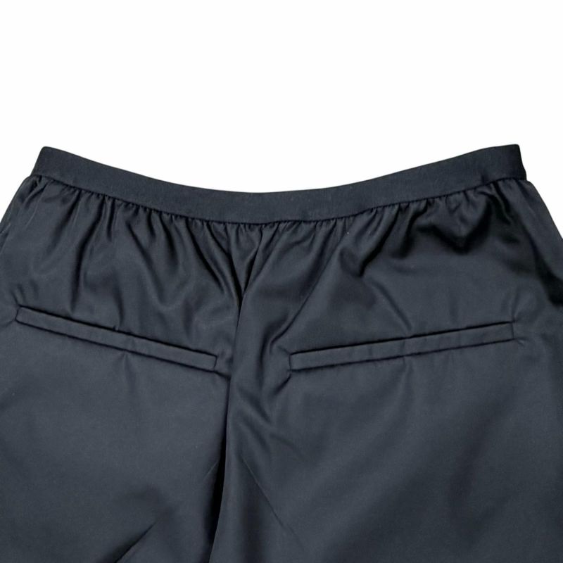 Prada Re-Nylon Logo Long Pants Wide Black