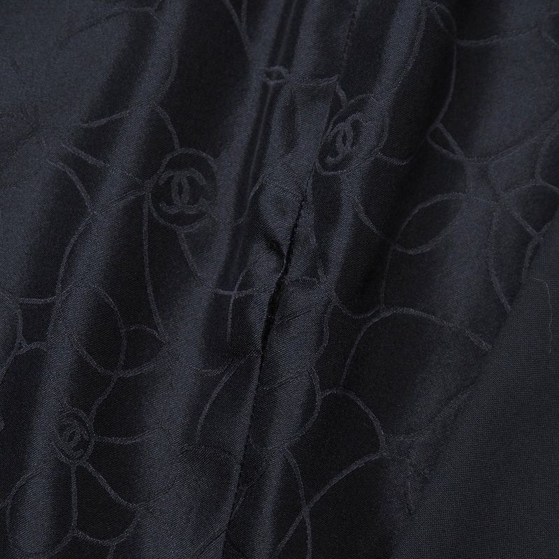 Chanel Jacket 40 Lace Pleated Long