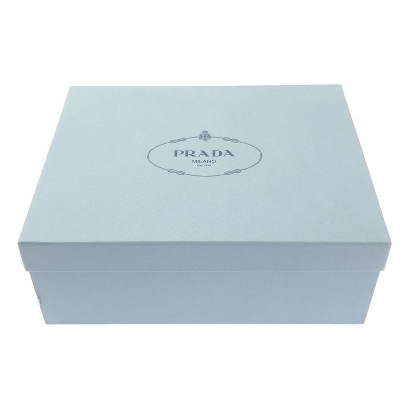 Prada Brushed Leather Lace Up Loafers 40 Black