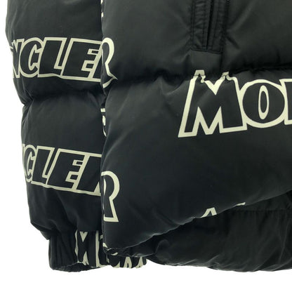 Moncler Fiveley Logo Print Down Jacket 2 Black