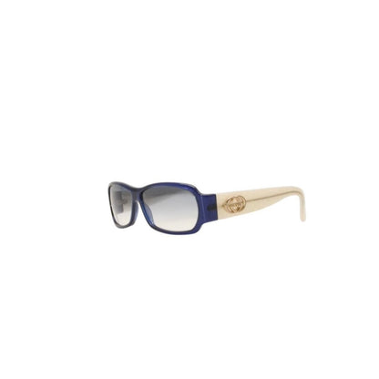 Gucci Sunglasses Eyewear S Eonit GG Logo Glitter Acetate Blue White — view 3
