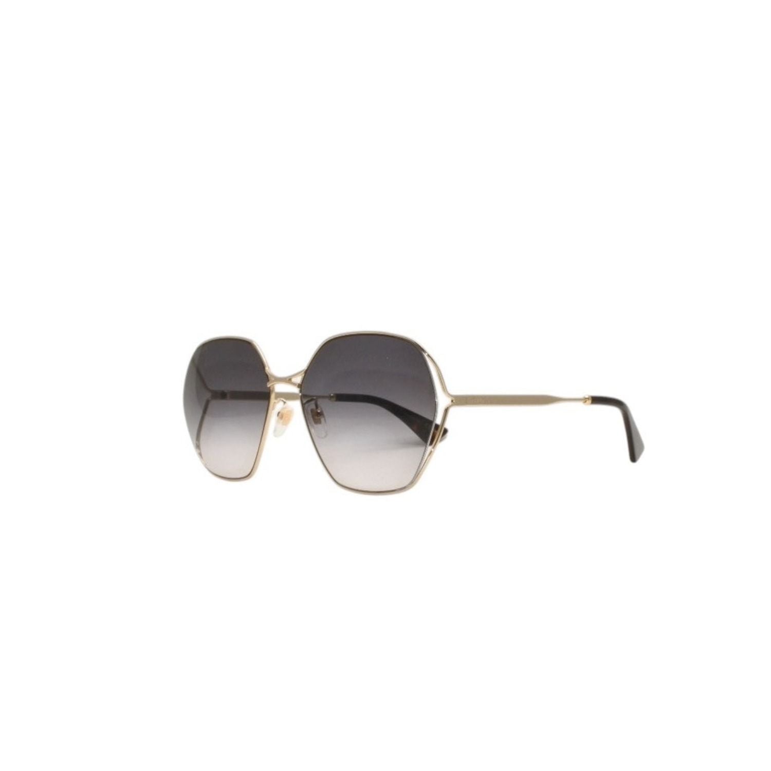 Gucci Sunglasses Eyewear 63 Gold Gray Metal Acetate — view 5