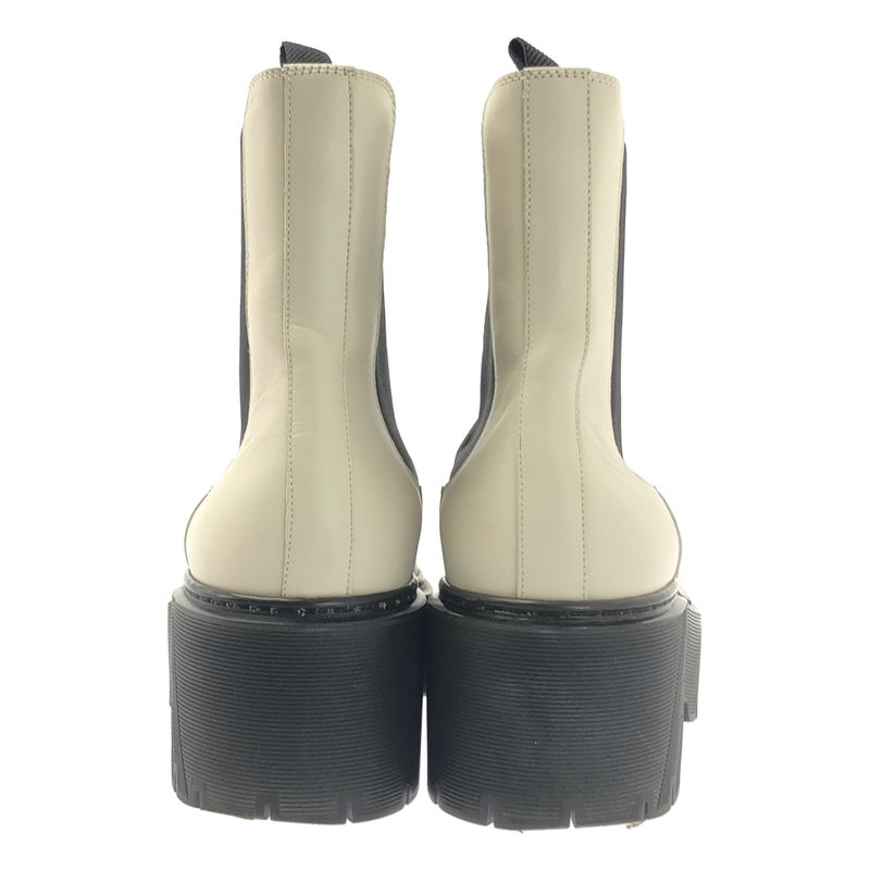 Hermes Hallow Side Gore Boots 38 White