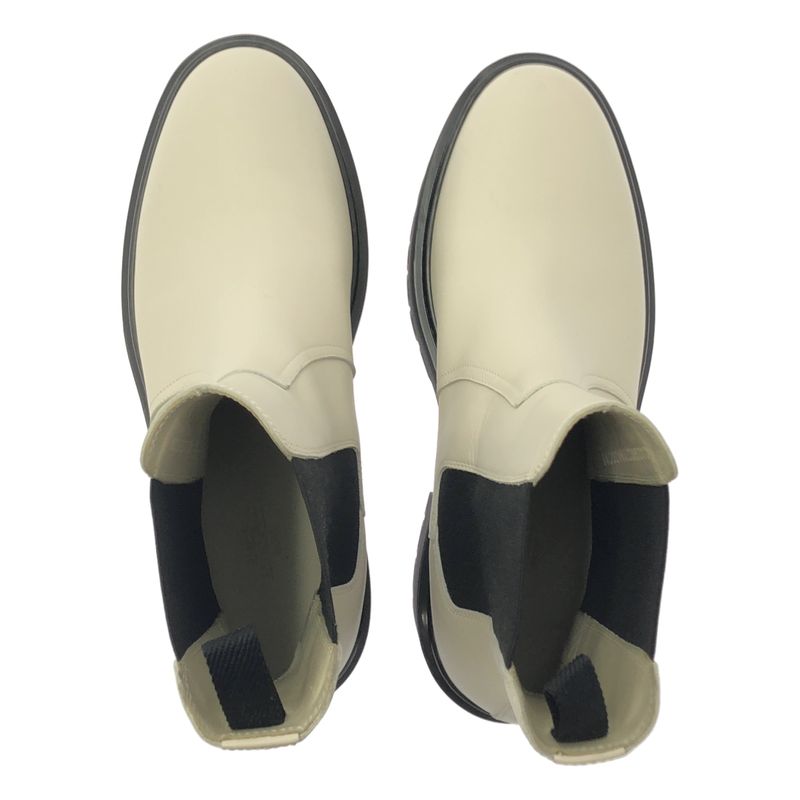 Hermes Hallow Side Gore Boots 38 White