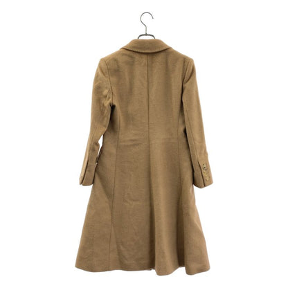 Max Mara Camel Wool Double Long Chesterfield Coat 38 Brown